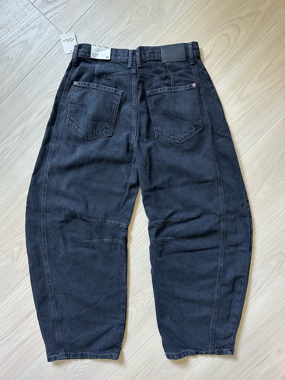 NWT We The Free Good Luck Mid-Rise Barrel Jeans - Picture 13 of 16